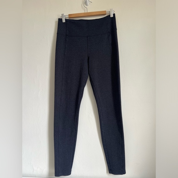 MEDIUM TALL Athleta Delancey Herringbone tights navy black white womens 2 pairs - Picture 4 of 10